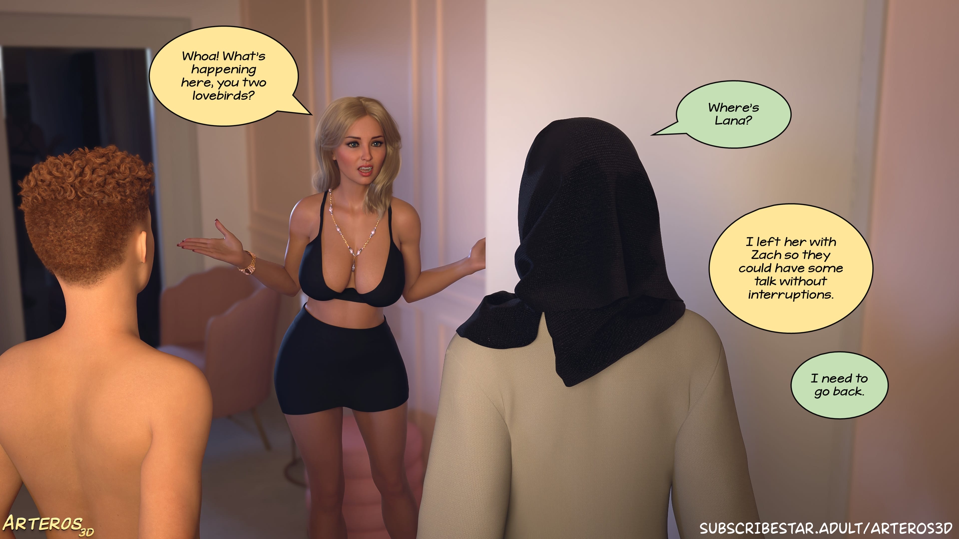 New Passion In Town [Arteros3D] Chapter 2 - Page 349