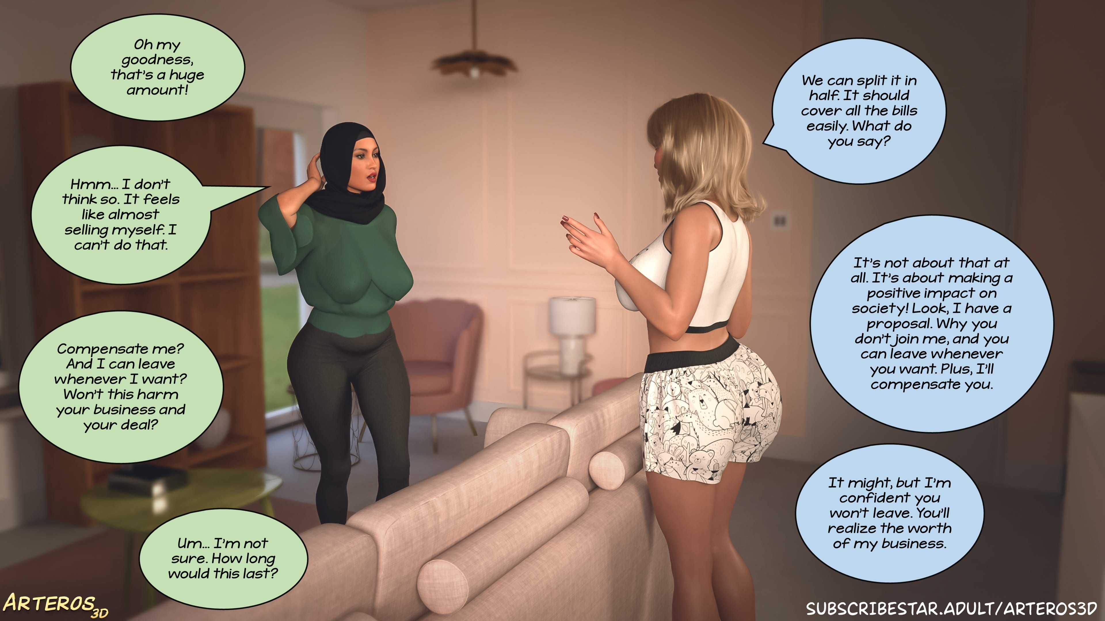 New Passion In Town [Arteros3D] Chapter 2 - Page 9