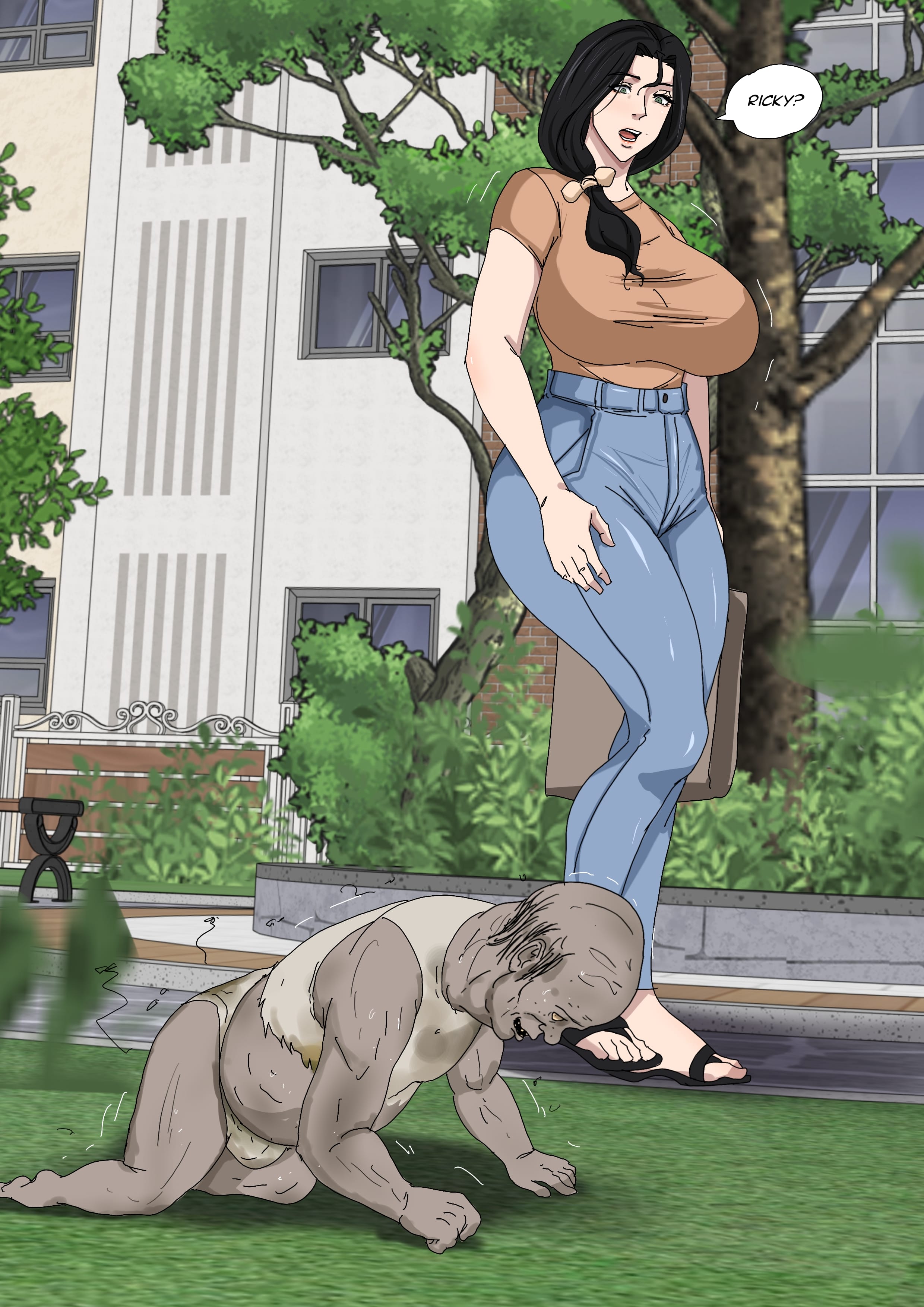 Sinful Lust [ZettoNSFW] 7.4 . Sinful Lust - Lizana And The Homeless - Chapter 4 - Page 46