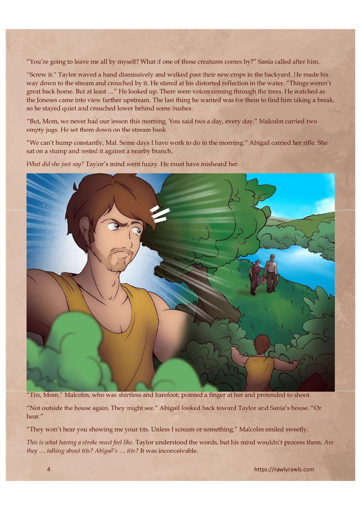 Surviving the After [TravisPLS , RawlyRawls] Chapter 7 - Page 4