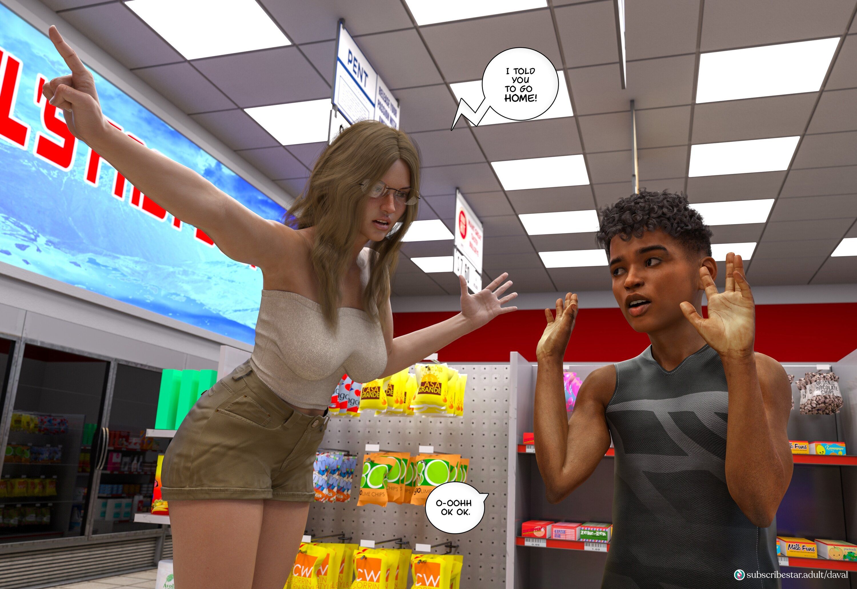 Immoral Desires [Daval3D] Chapter 1 - Page 75