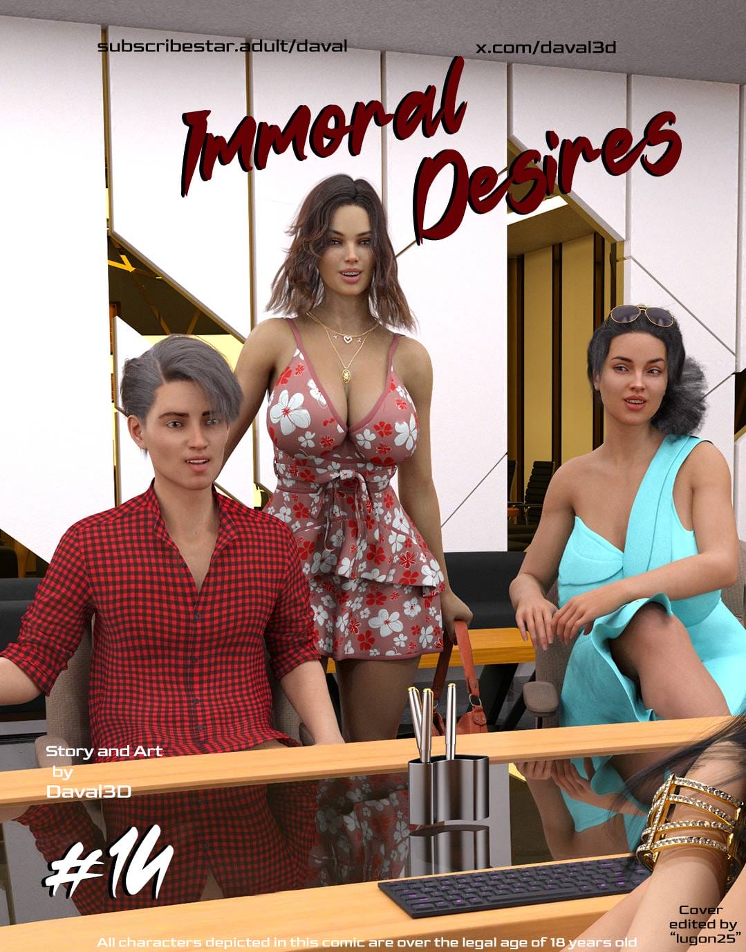 Immoral Desires [Daval3D] Chapter 14 - Page 2