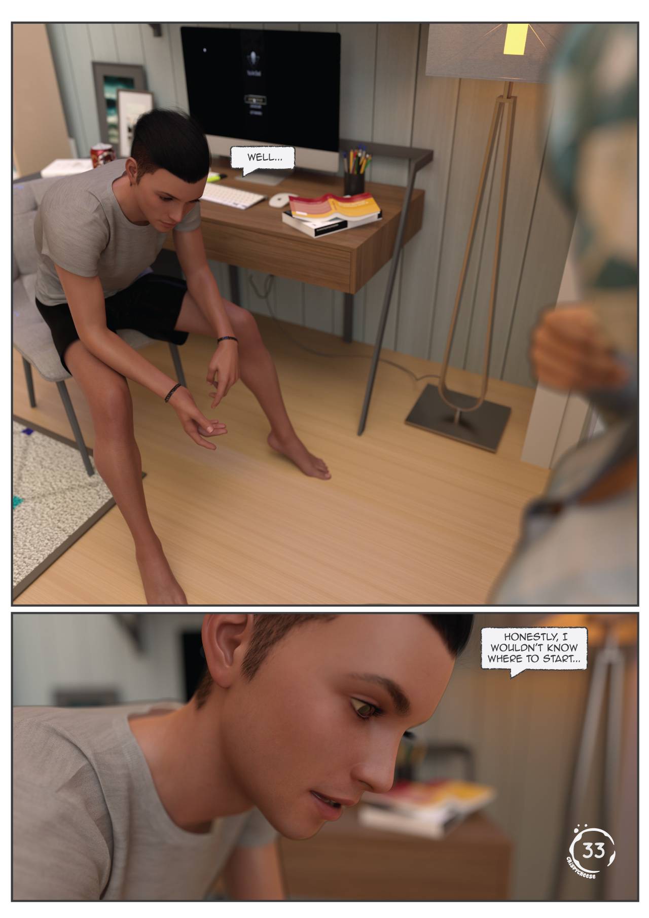 Between Affection and Intimacy [Crispy Cheese] Chapter 1 - Page 34