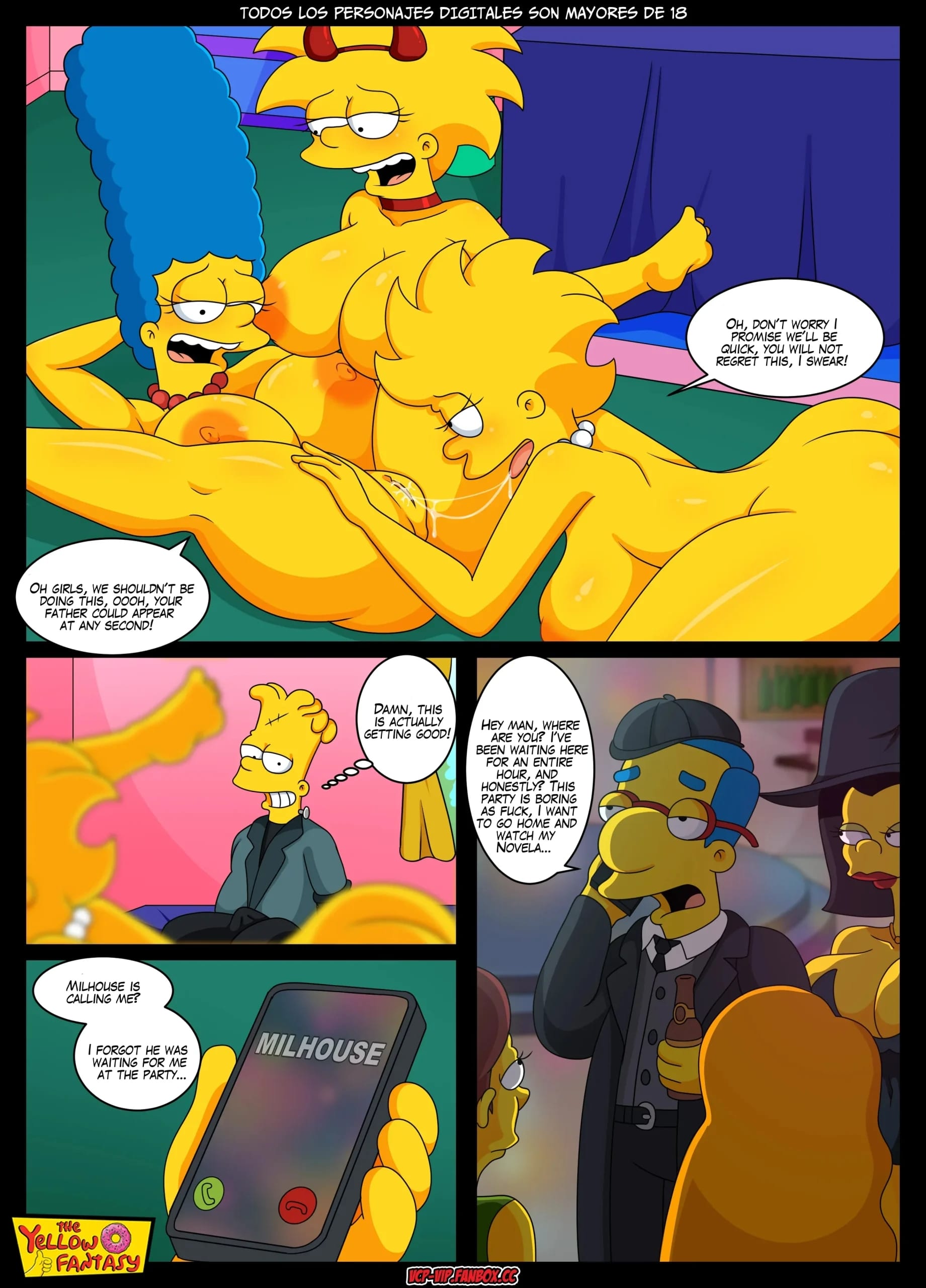 The Pastime (The Simpsons) [The Yellow Fantasy , Croc] Spooktacular Halloween Party Fun - Chapter 12 - Page 6