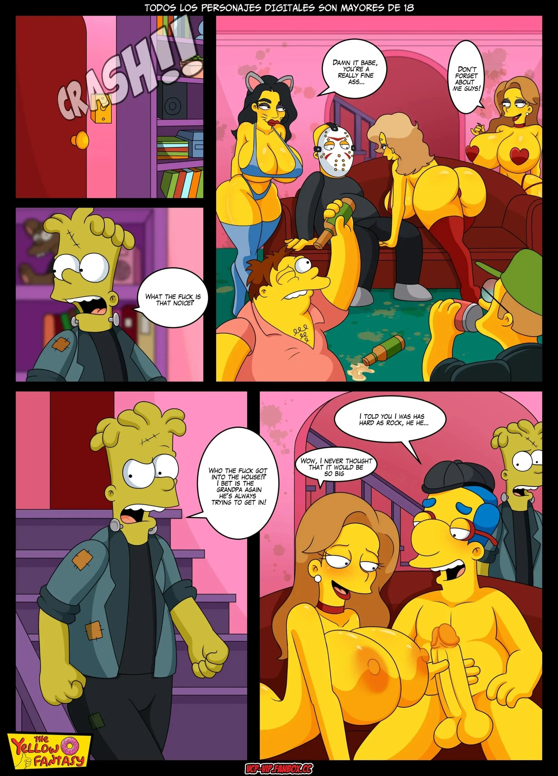 The Pastime (The Simpsons) [The Yellow Fantasy , Croc] Spooktacular Halloween Party Fun - Chapter 12 - Page 9