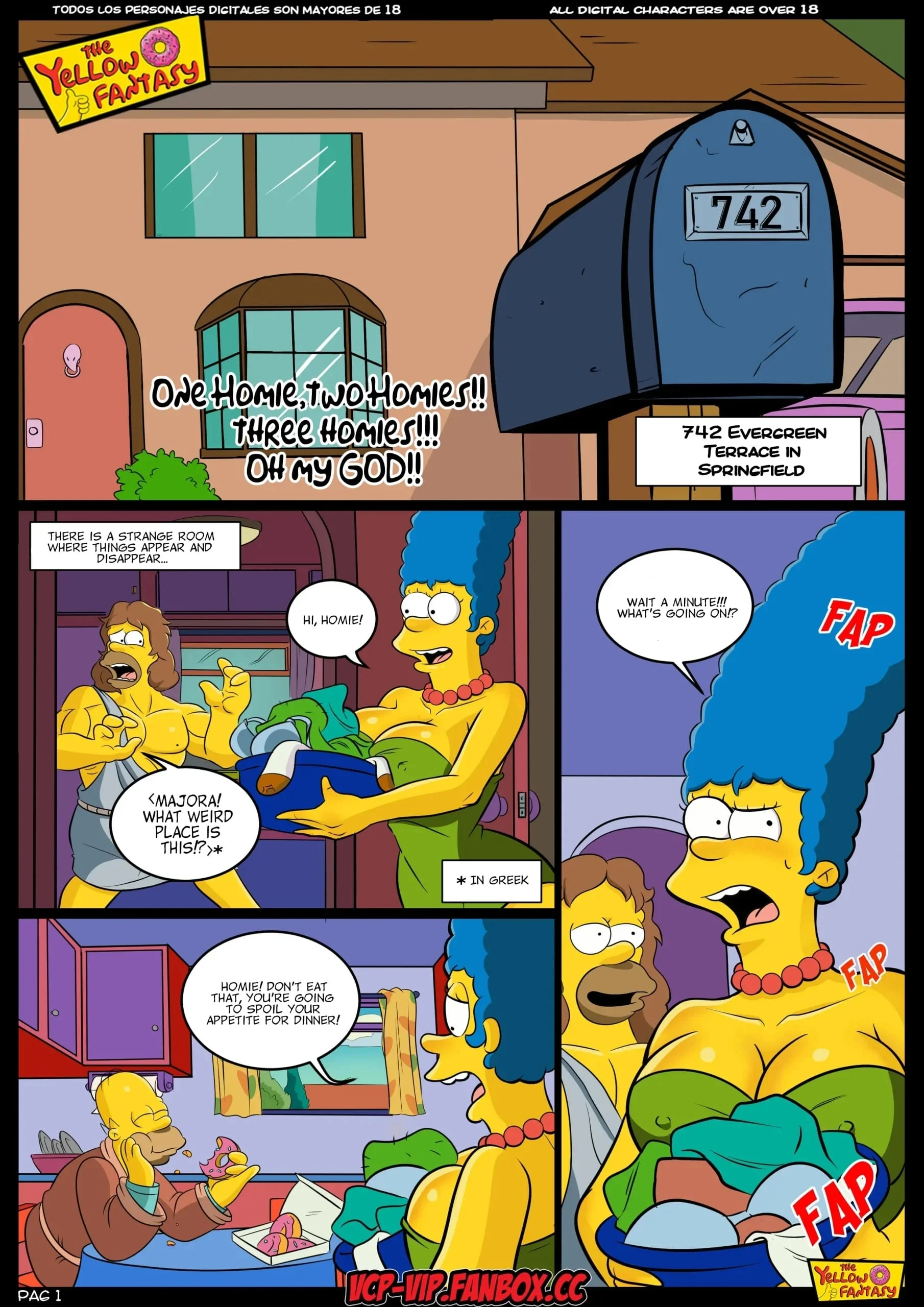The Pastime (The Simpsons) [The Yellow Fantasy , Croc] Dicklegangers - Chapter 14 - Page 2