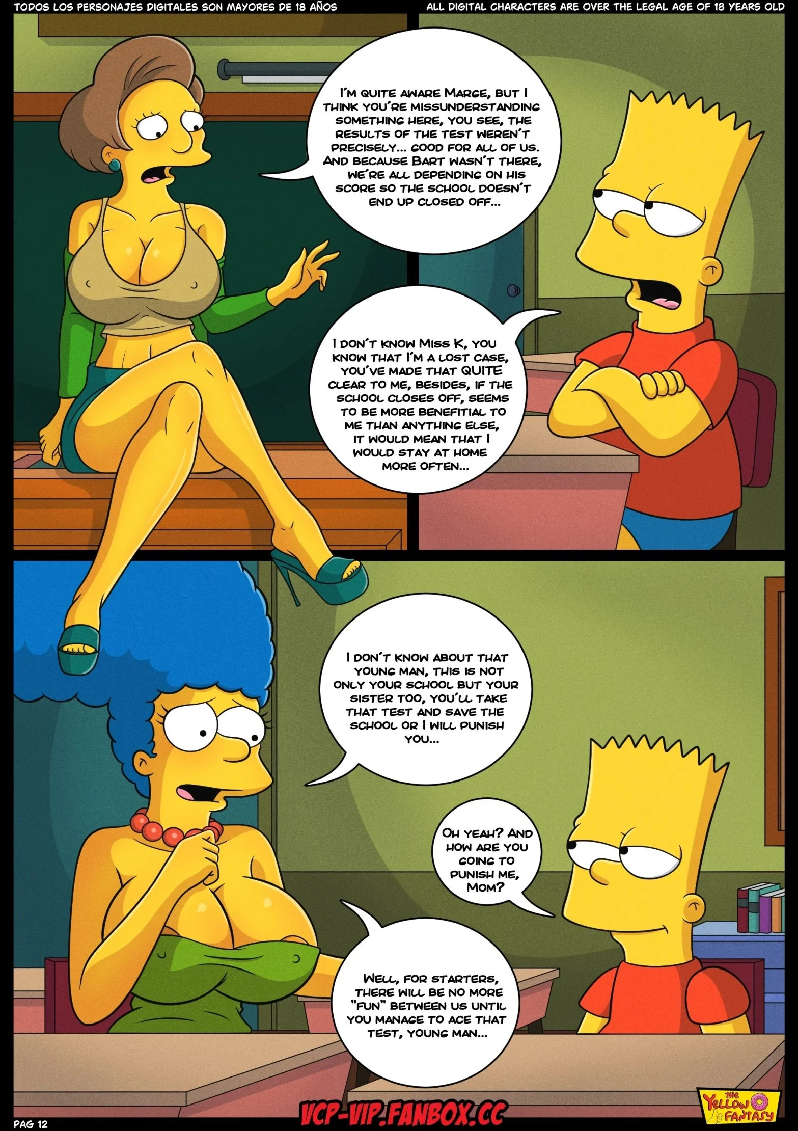 The Pastime (The Simpsons) [The Yellow Fantasy , Croc] The Exam - Chapter 15 - Page 13
