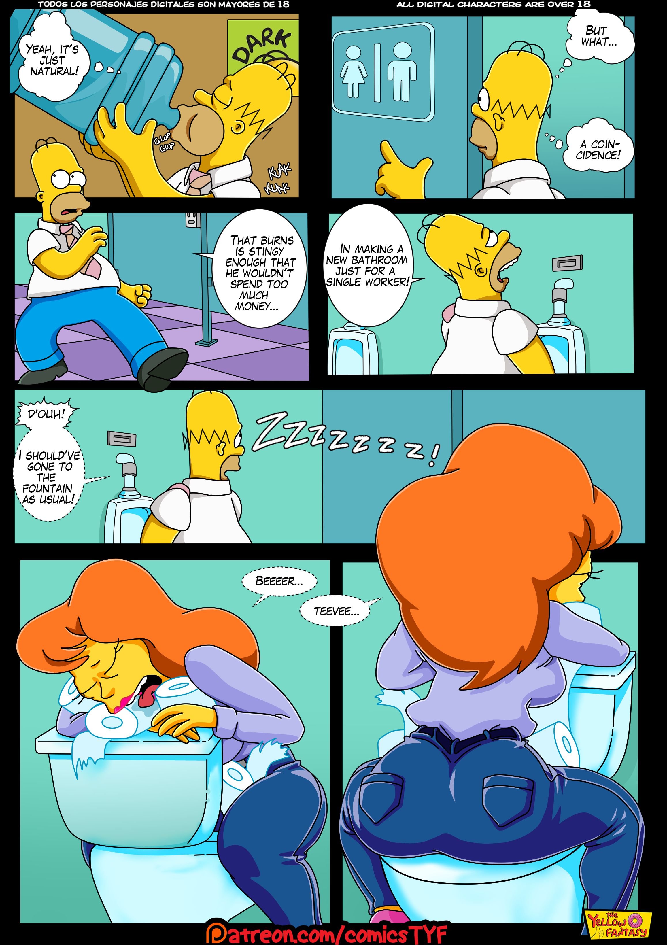The Pastime (The Simpsons) [The Yellow Fantasy , Croc] Radioactive Love - Chapter 2 - Page 10