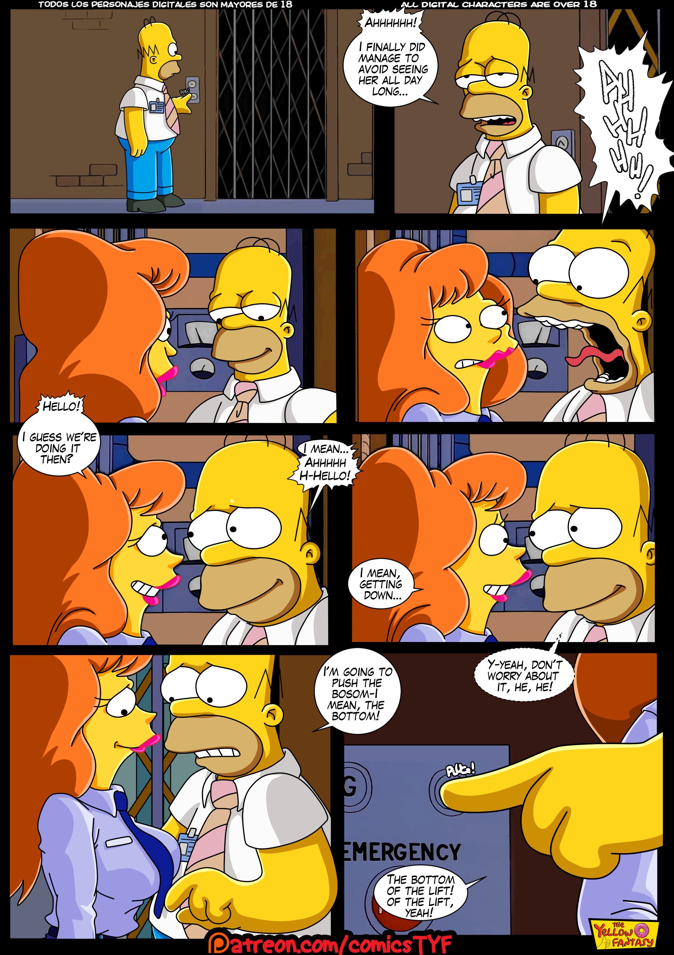 The Pastime (The Simpsons) [The Yellow Fantasy , Croc] Radioactive Love - Chapter 2 - Page 16