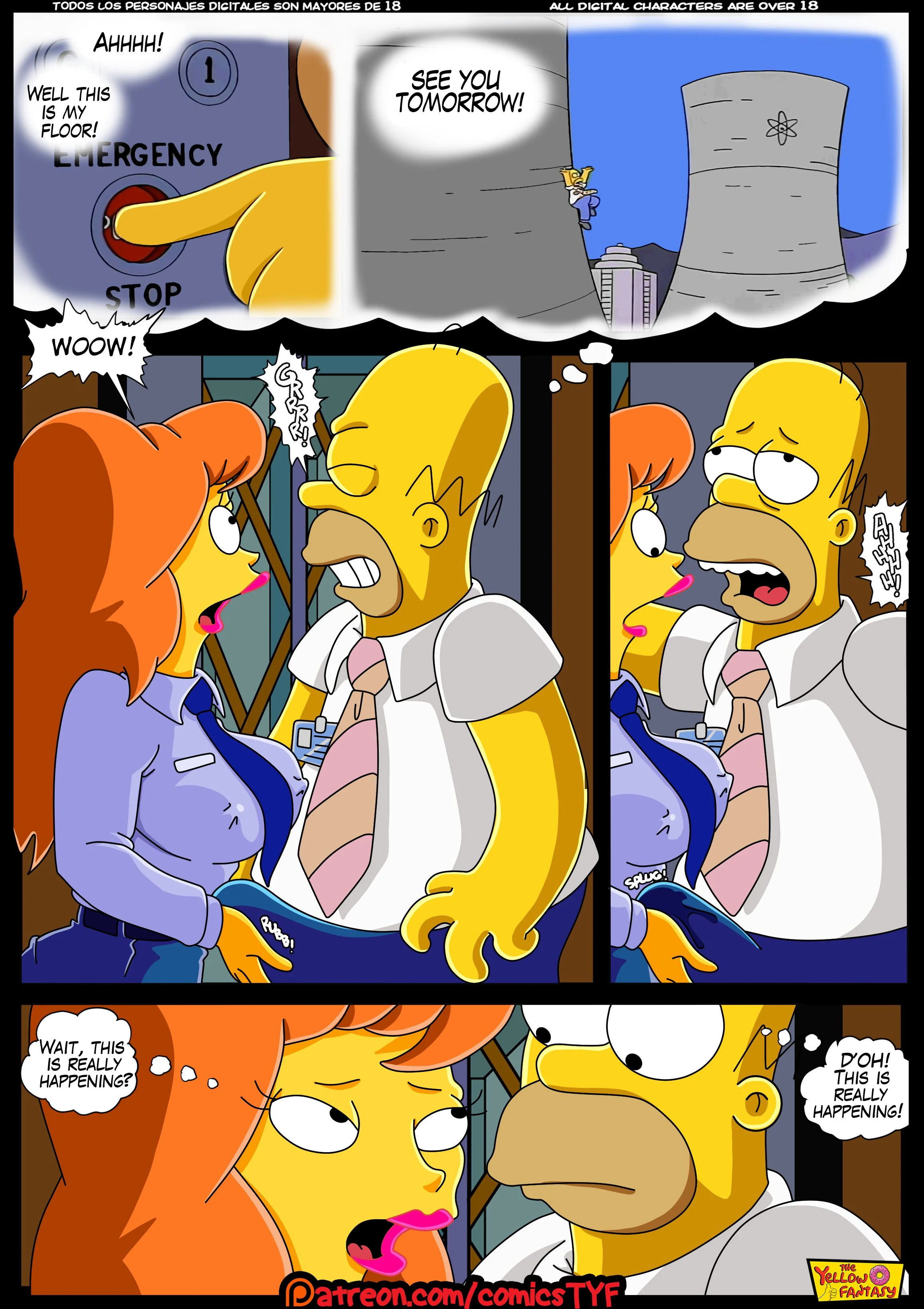The Pastime (The Simpsons) [The Yellow Fantasy , Croc] Radioactive Love - Chapter 2 - Page 19