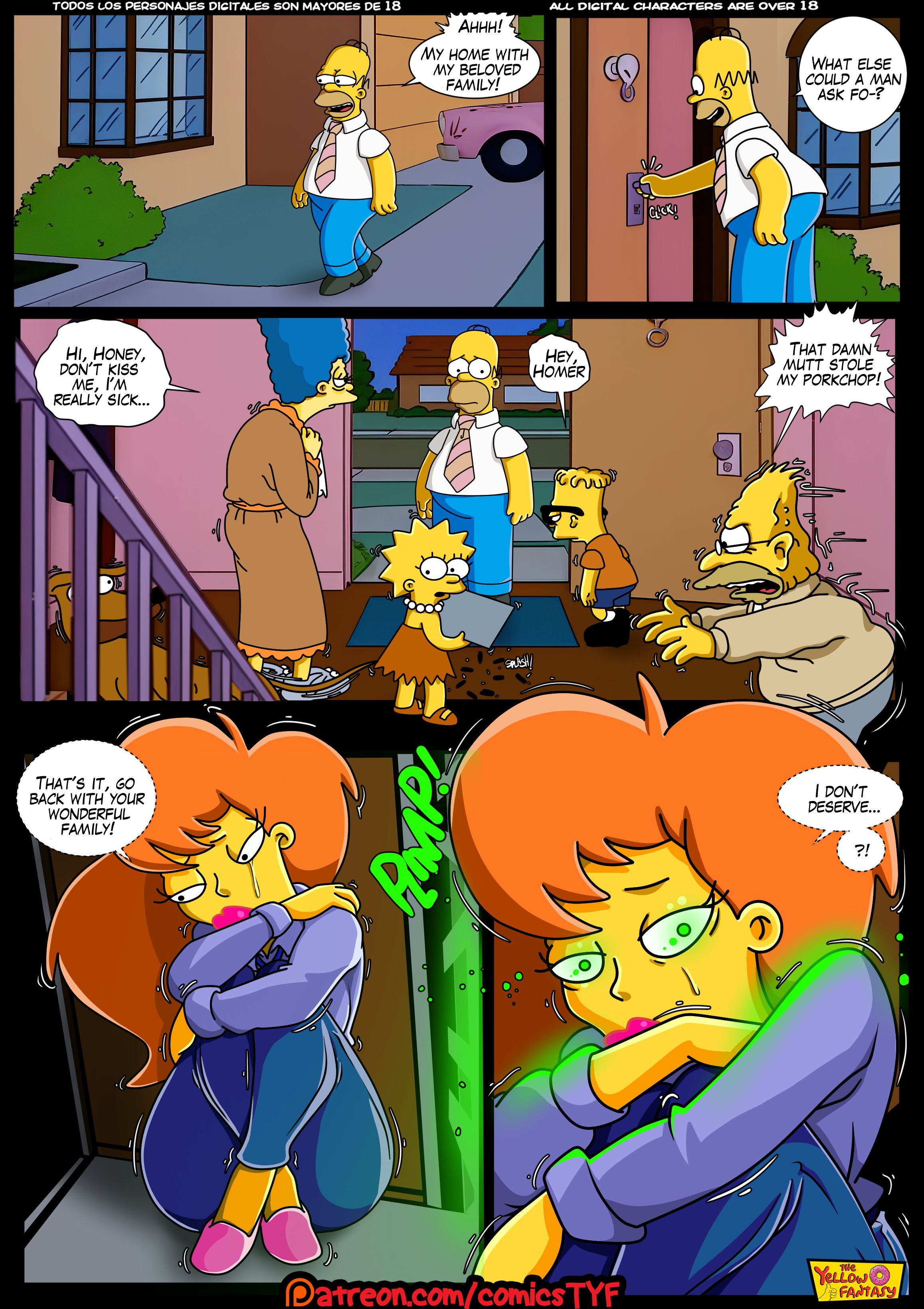 The Pastime (The Simpsons) [The Yellow Fantasy , Croc] Radioactive Love - Chapter 2 - Page 24