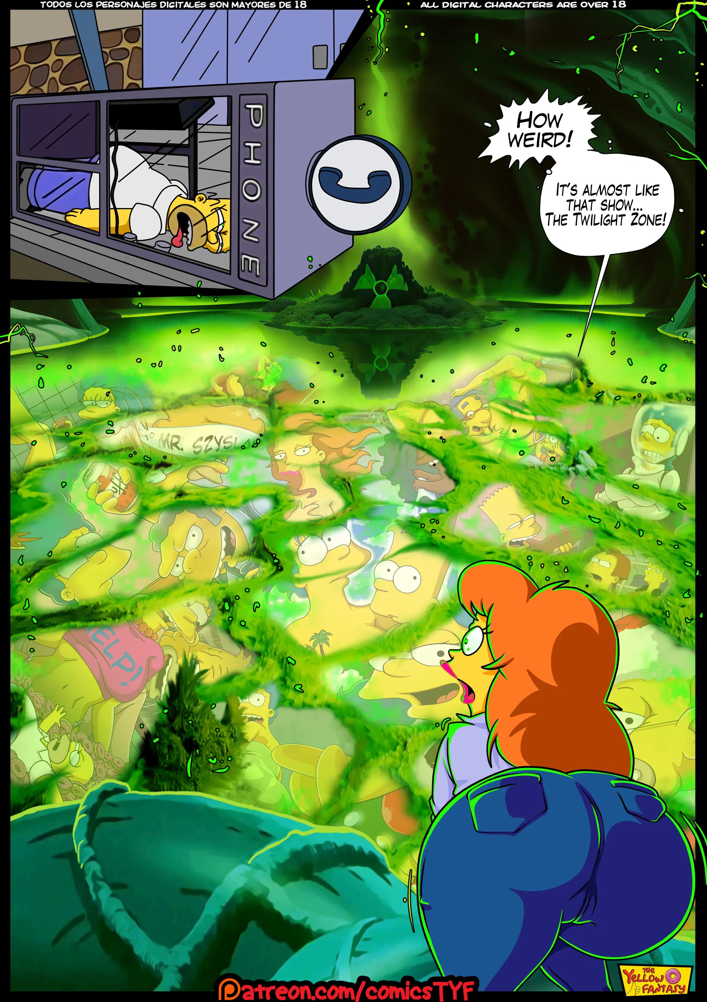 The Pastime (The Simpsons) [The Yellow Fantasy , Croc] Radioactive Love - Chapter 2 - Page 28