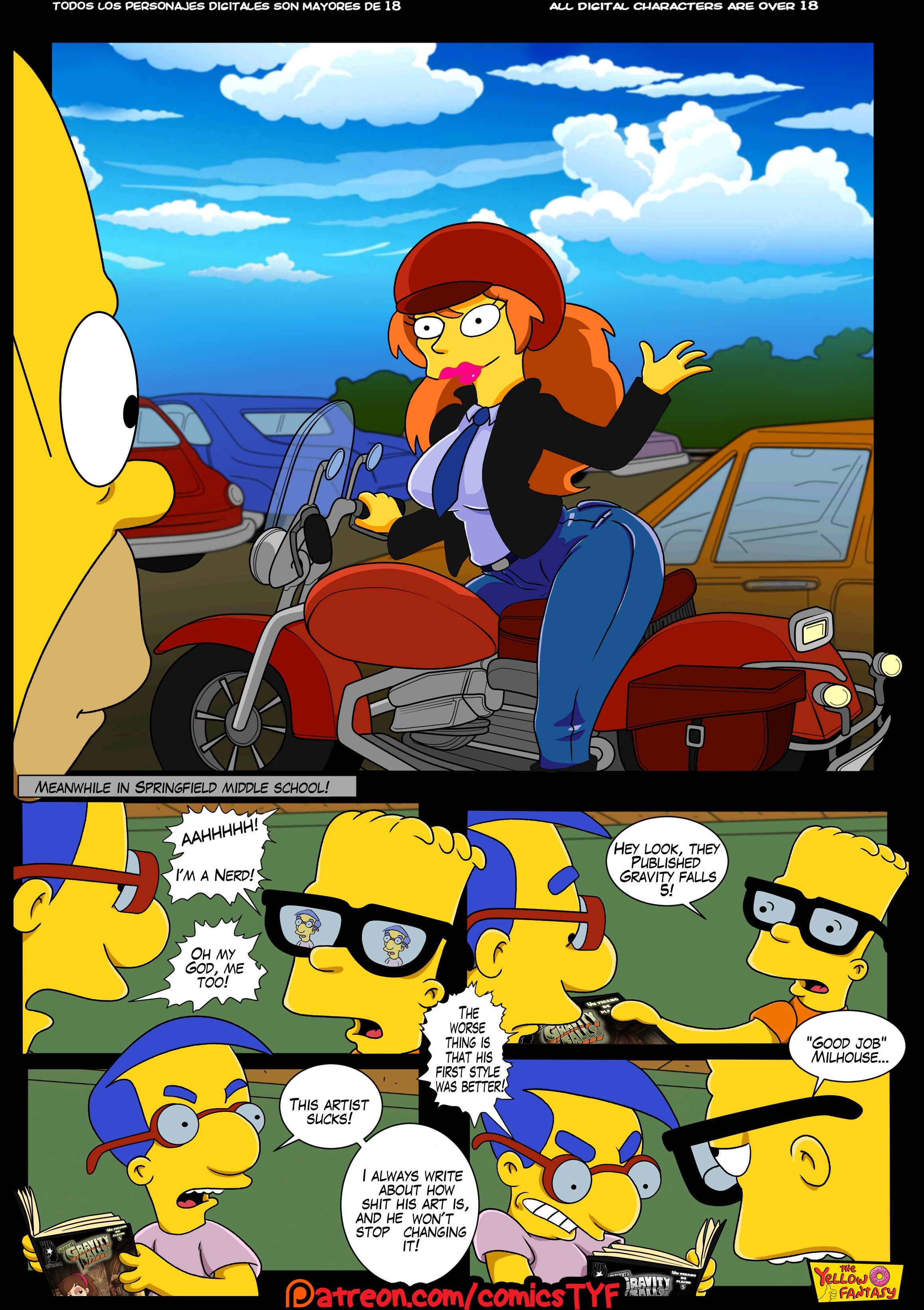 The Pastime (The Simpsons) [The Yellow Fantasy , Croc] Radioactive Love - Chapter 2 - Page 4