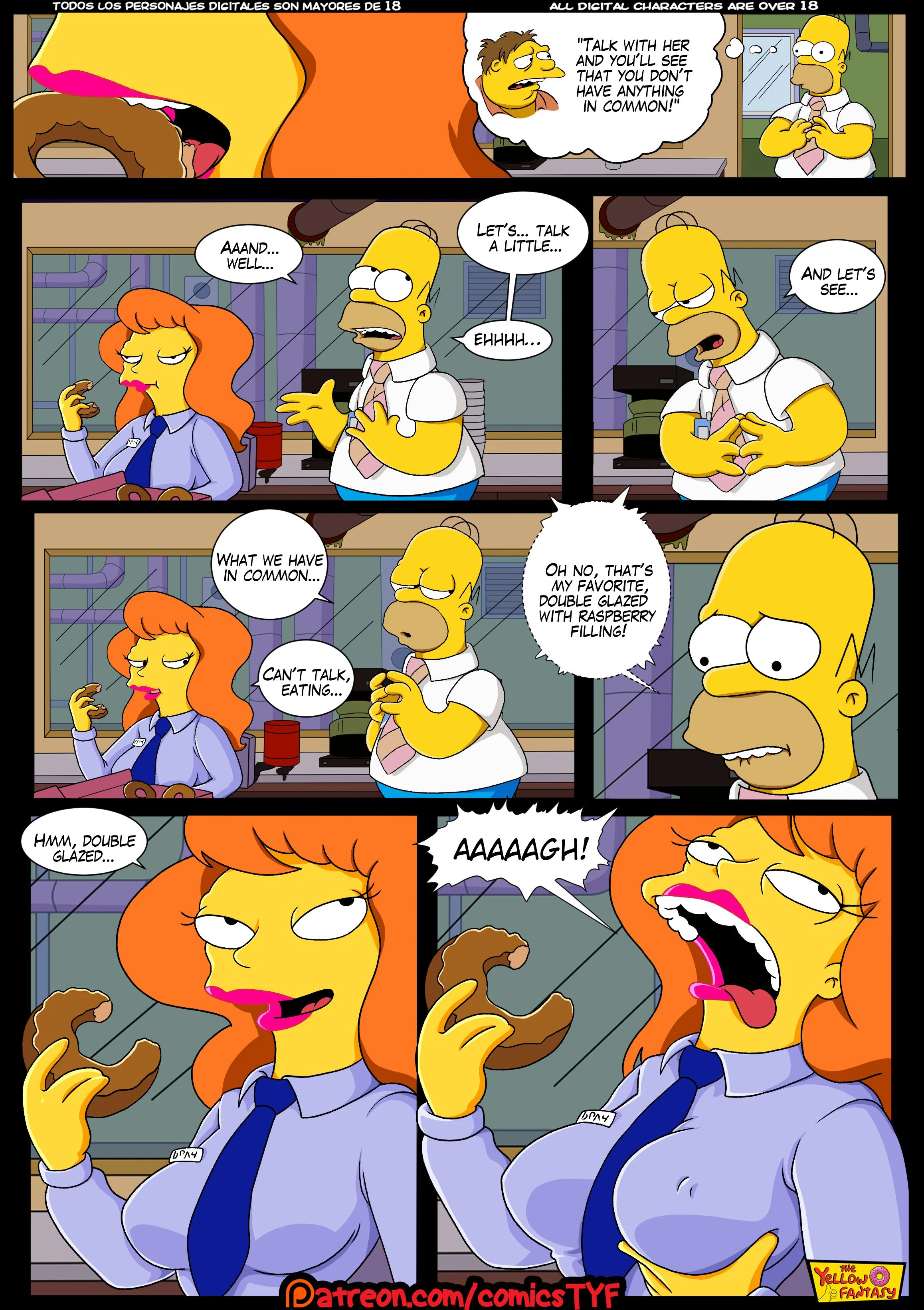 The Pastime (The Simpsons) [The Yellow Fantasy , Croc] Radioactive Love - Chapter 2 - Page 7