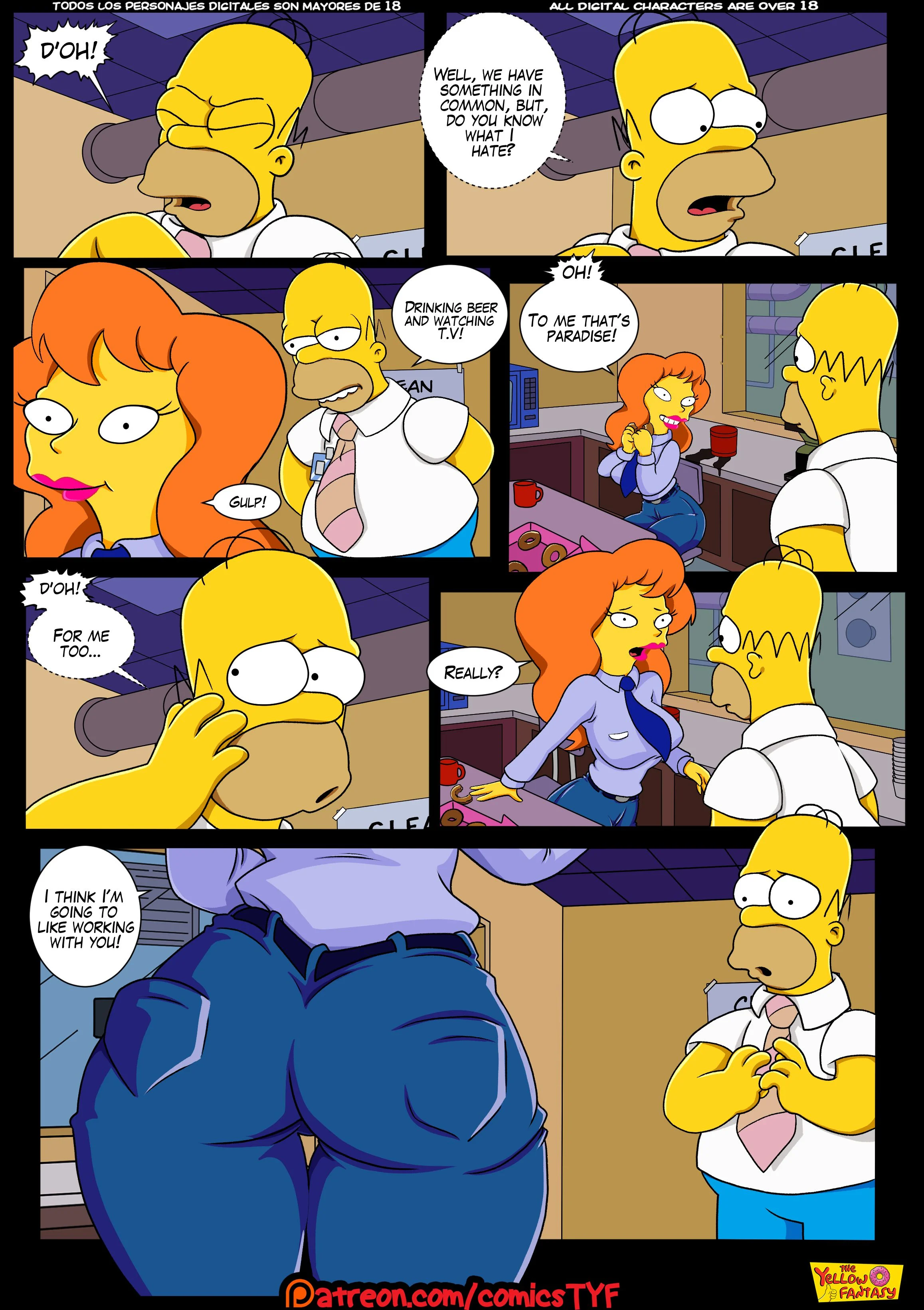 The Pastime (The Simpsons) [The Yellow Fantasy , Croc] Radioactive Love - Chapter 2 - Page 8