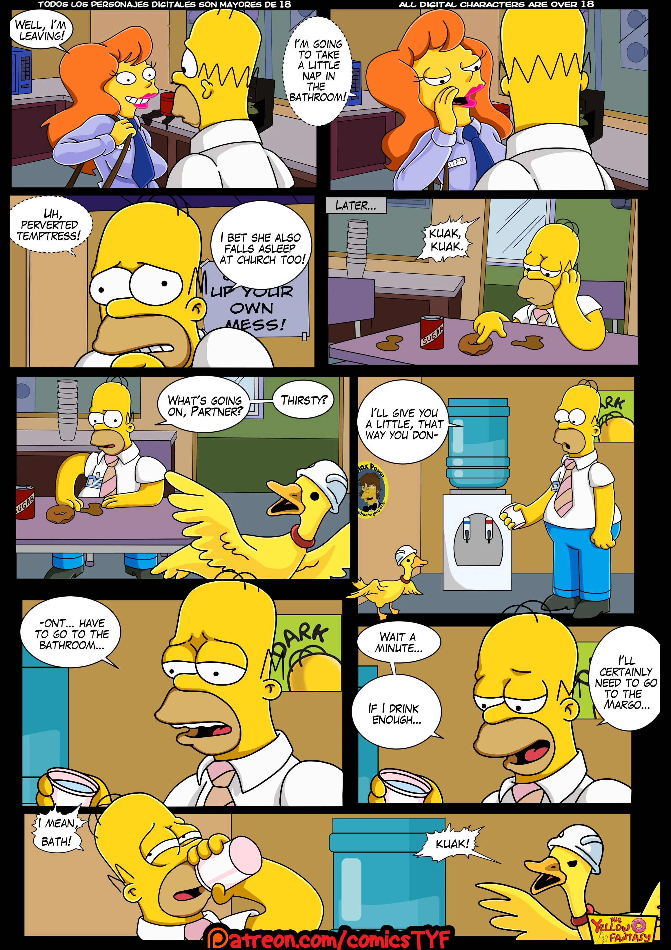 The Pastime (The Simpsons) [The Yellow Fantasy , Croc] Radioactive Love - Chapter 2 - Page 9