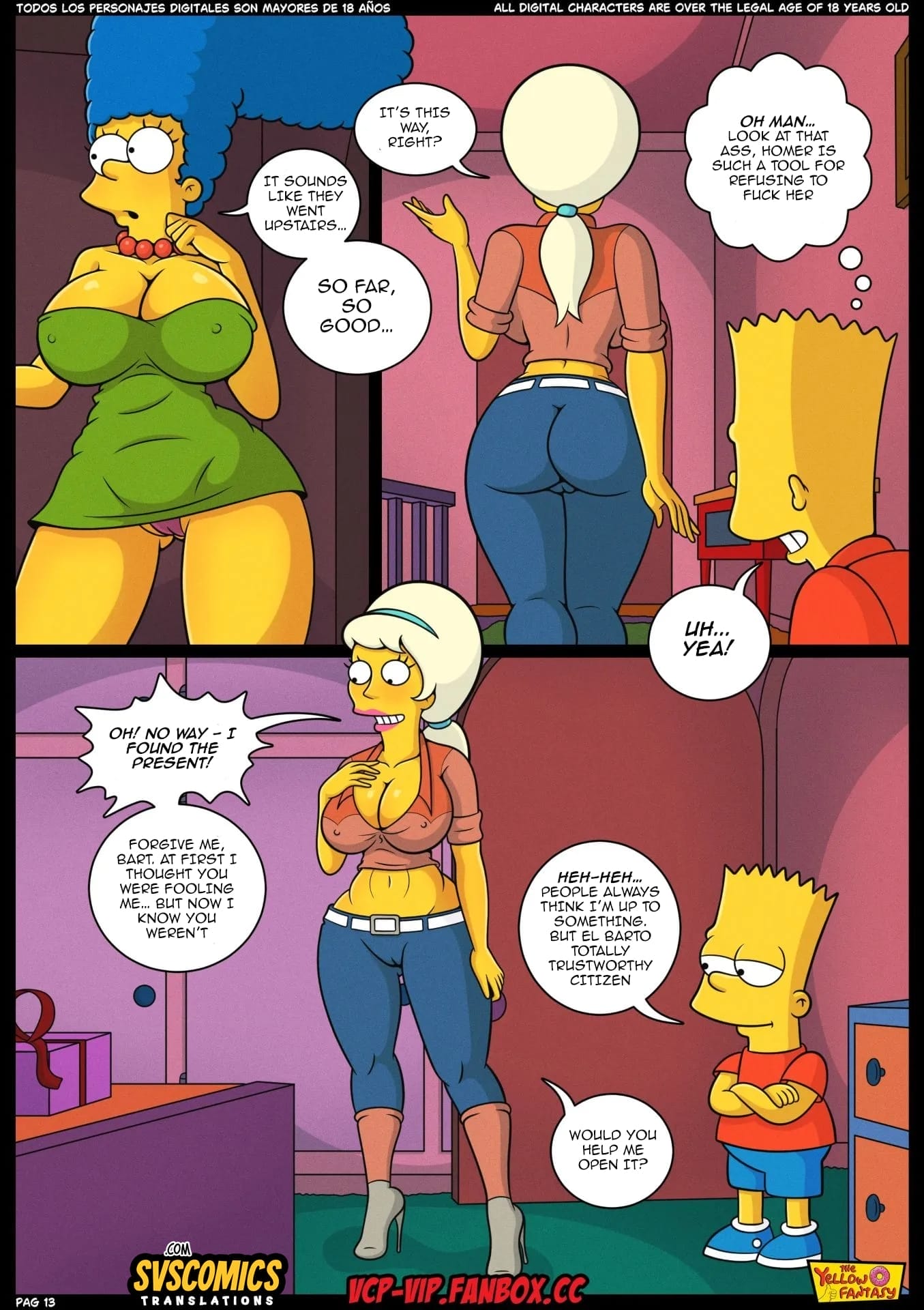 The Pastime (The Simpsons) [The Yellow Fantasy , Croc] Marge's Revenge - Chapter 20 - Page 13
