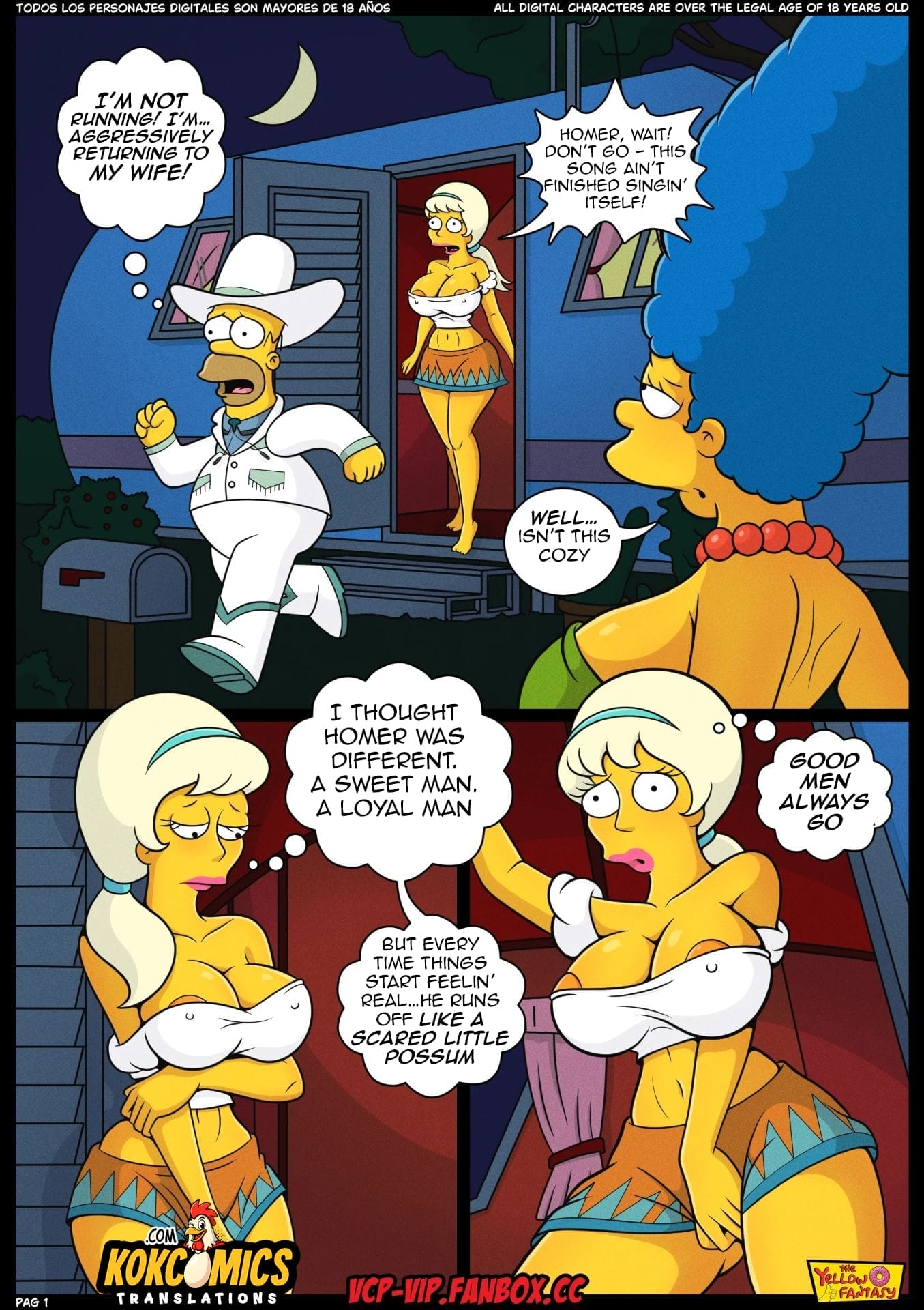 The Pastime (The Simpsons) [The Yellow Fantasy , Croc] Marge's Revenge - Chapter 20 - Page 2