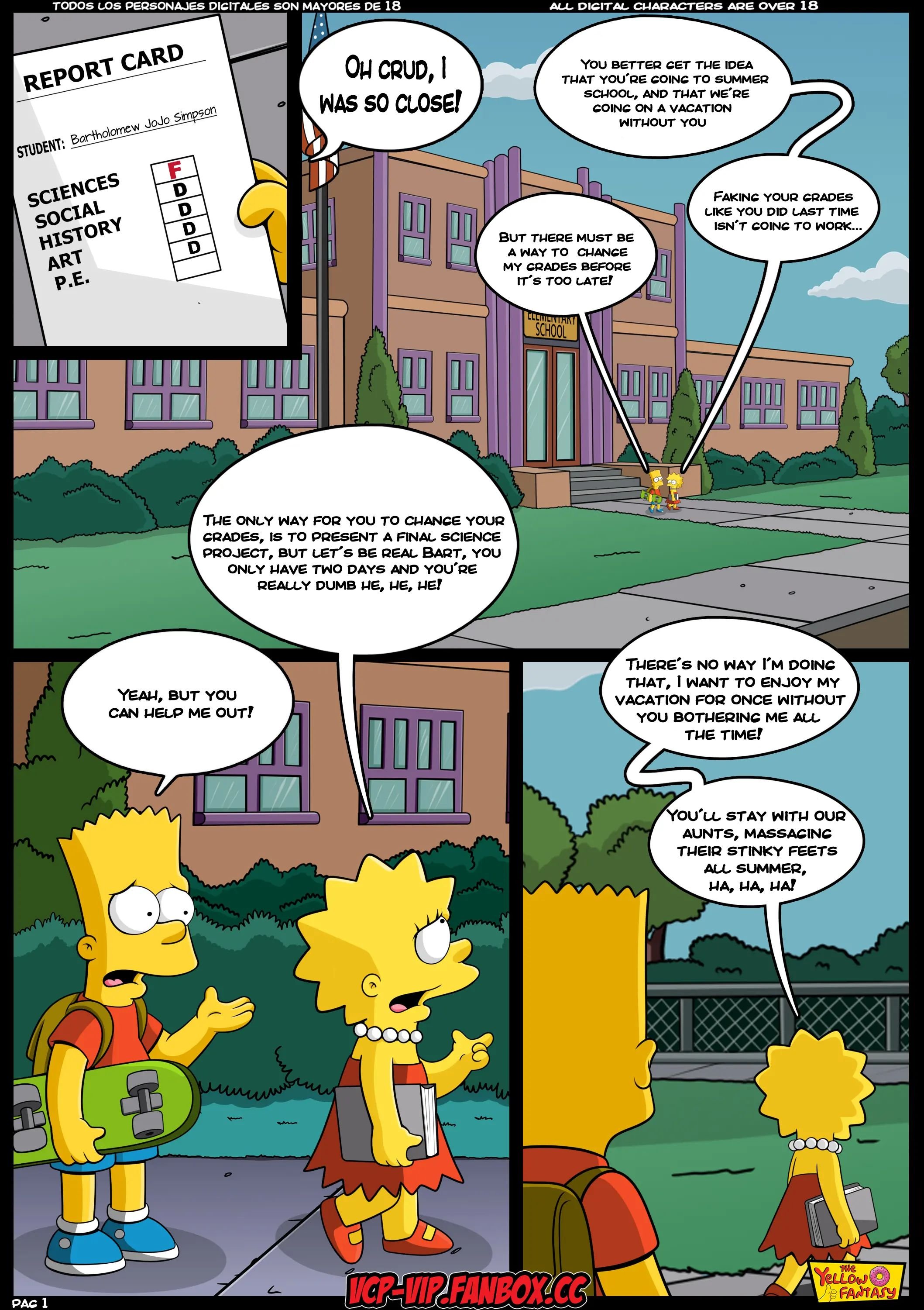 The Pastime (The Simpsons) [The Yellow Fantasy , Croc] From Ten To Twenty Something - Chapter 4 - Page 2
