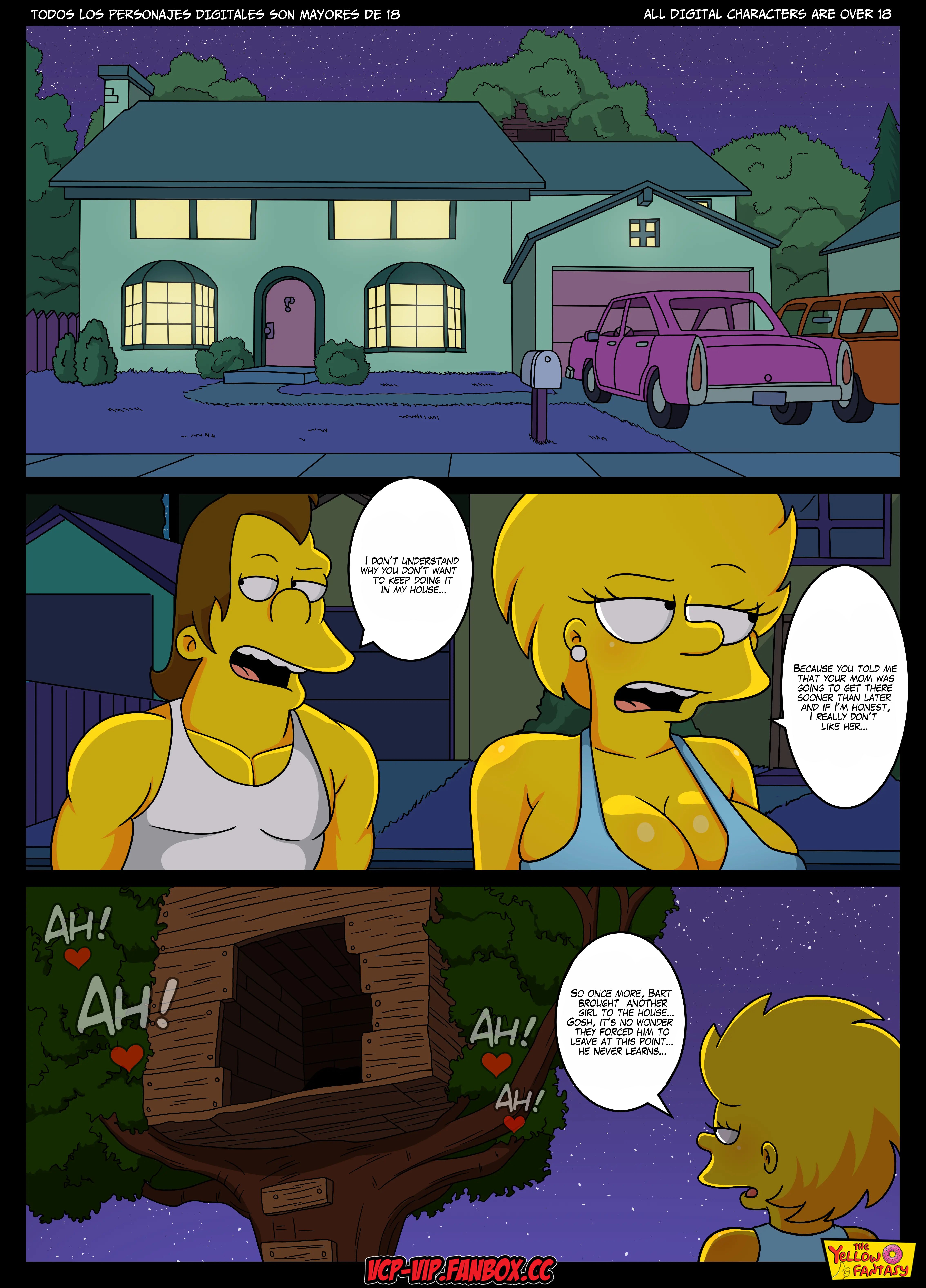 The Pastime (The Simpsons) [The Yellow Fantasy , Croc] Nelson's Tutor - Chapter 8 - Page 12