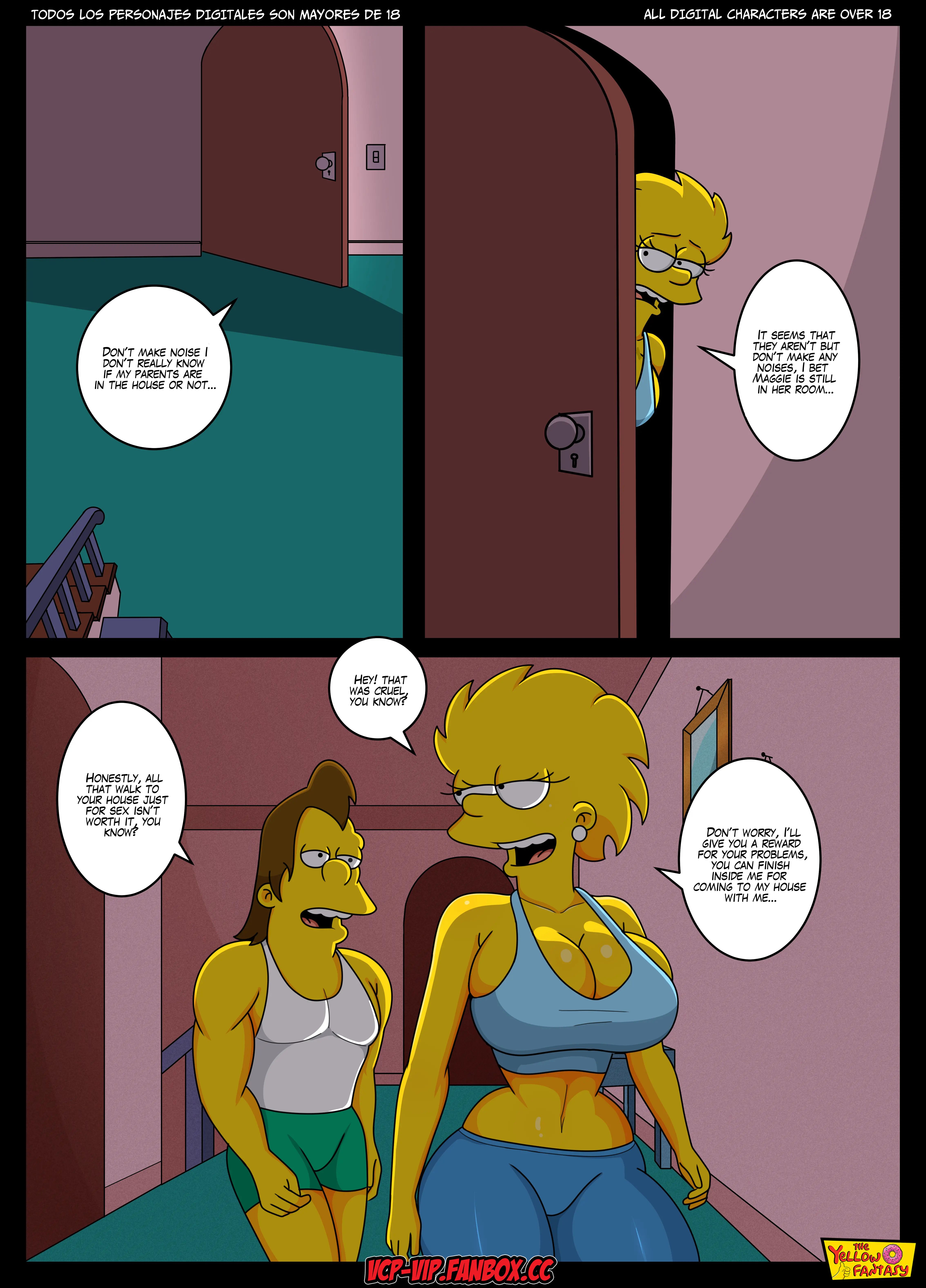 The Pastime (The Simpsons) [The Yellow Fantasy , Croc] Nelson's Tutor - Chapter 8 - Page 13