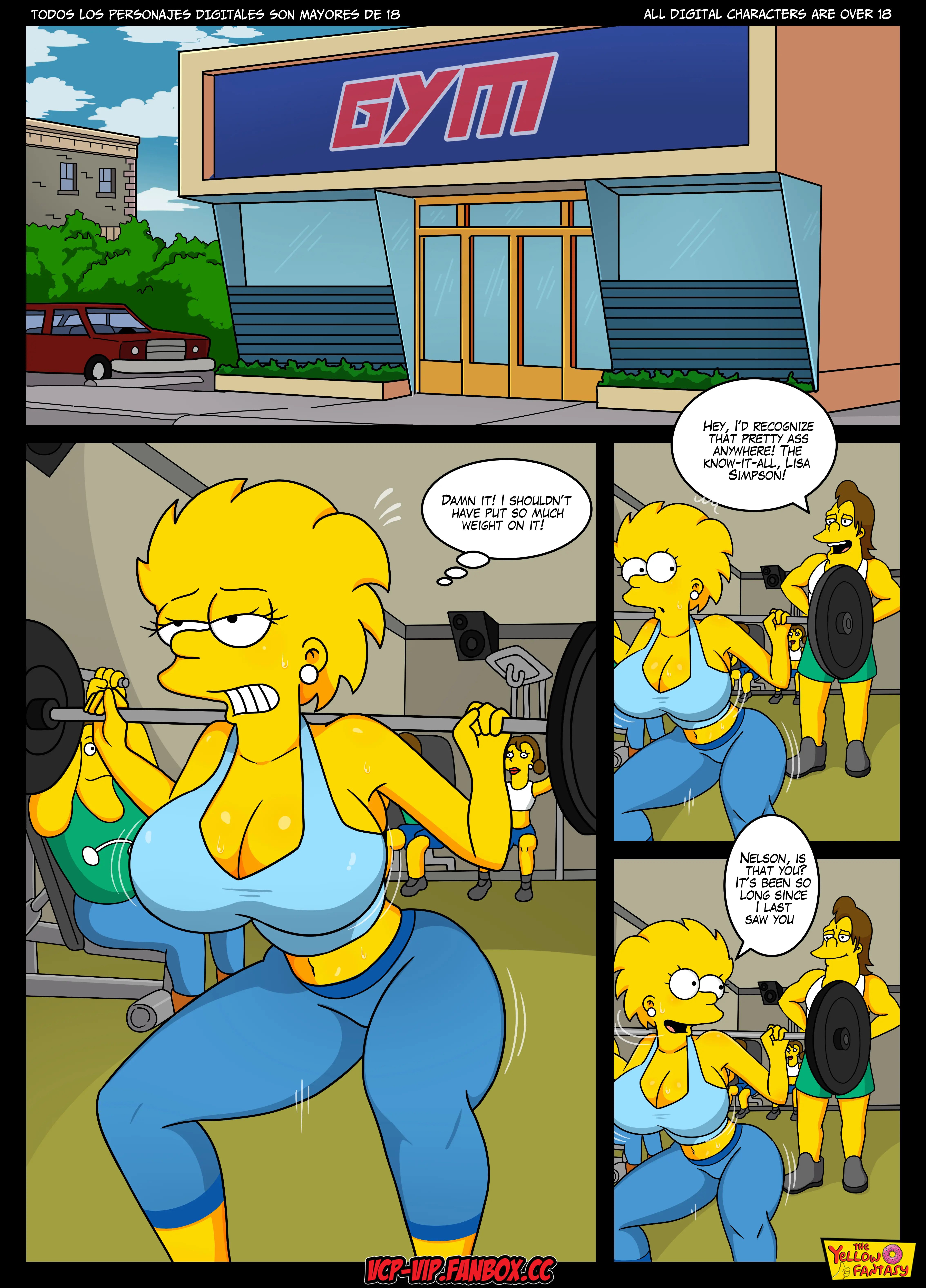 The Pastime (The Simpsons) [The Yellow Fantasy , Croc] Nelson's Tutor - Chapter 8 - Page 2