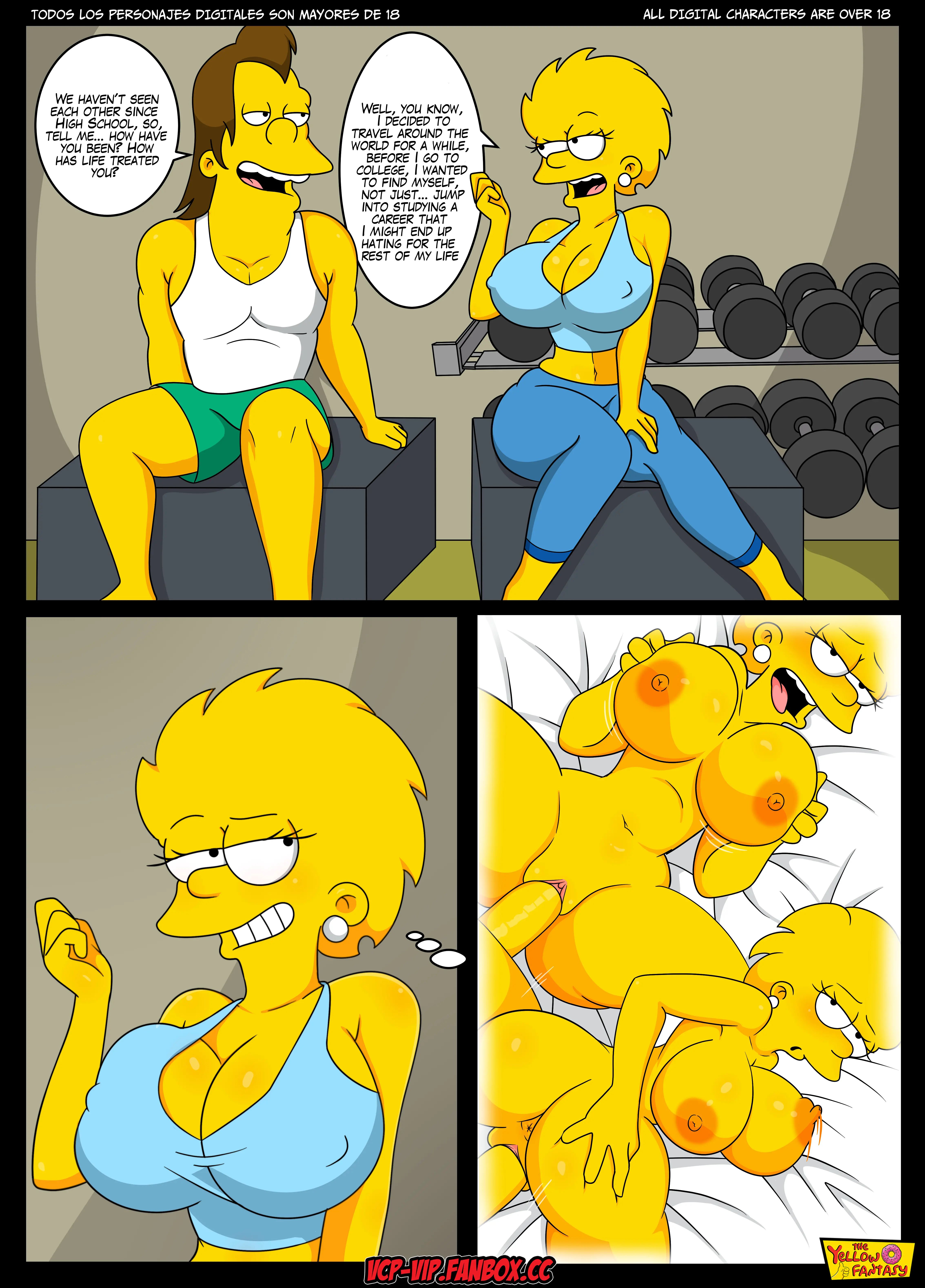 The Pastime (The Simpsons) [The Yellow Fantasy , Croc] Nelson's Tutor - Chapter 8 - Page 3