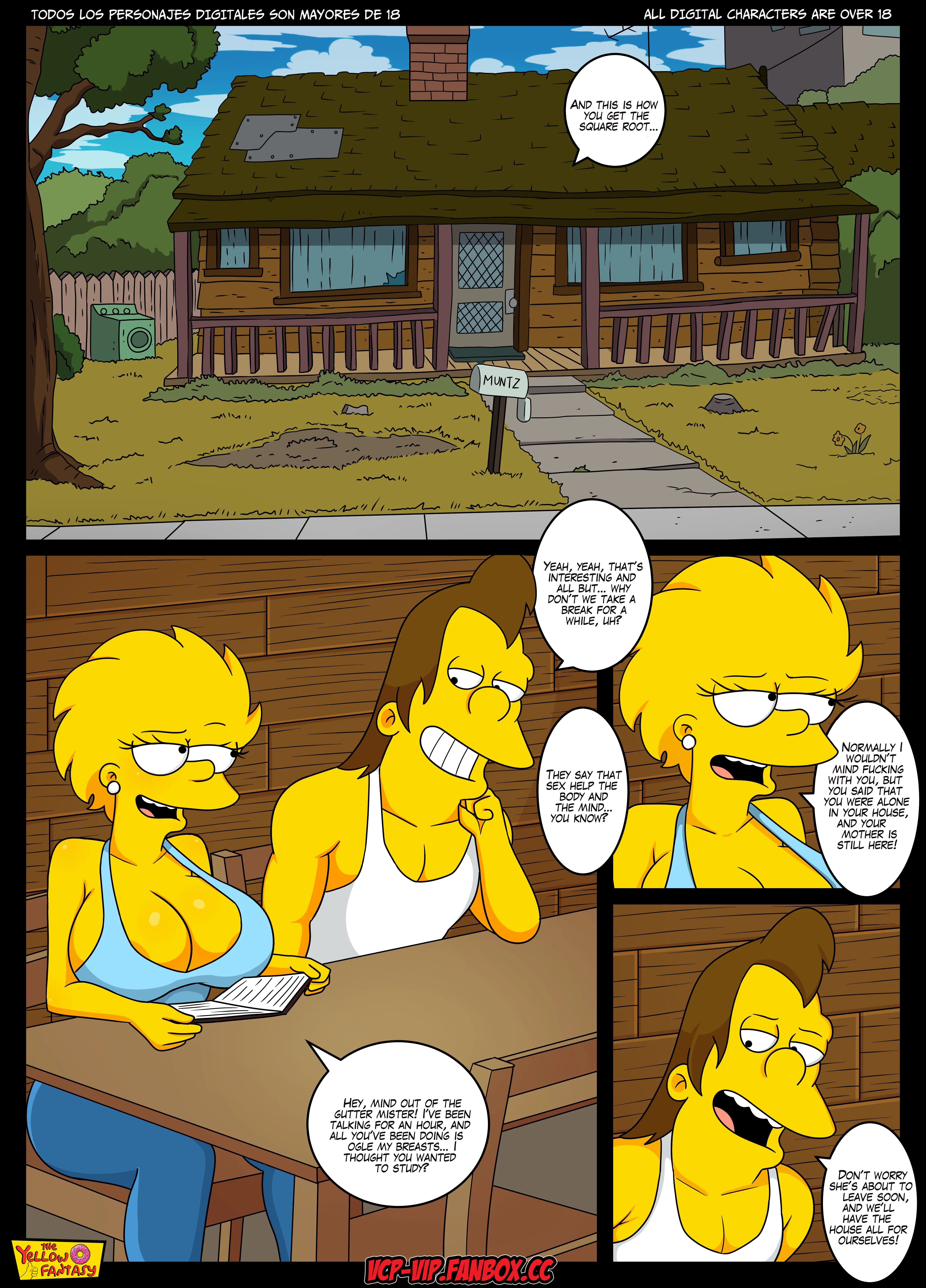 The Pastime (The Simpsons) [The Yellow Fantasy , Croc] Nelson's Tutor - Chapter 8 - Page 5