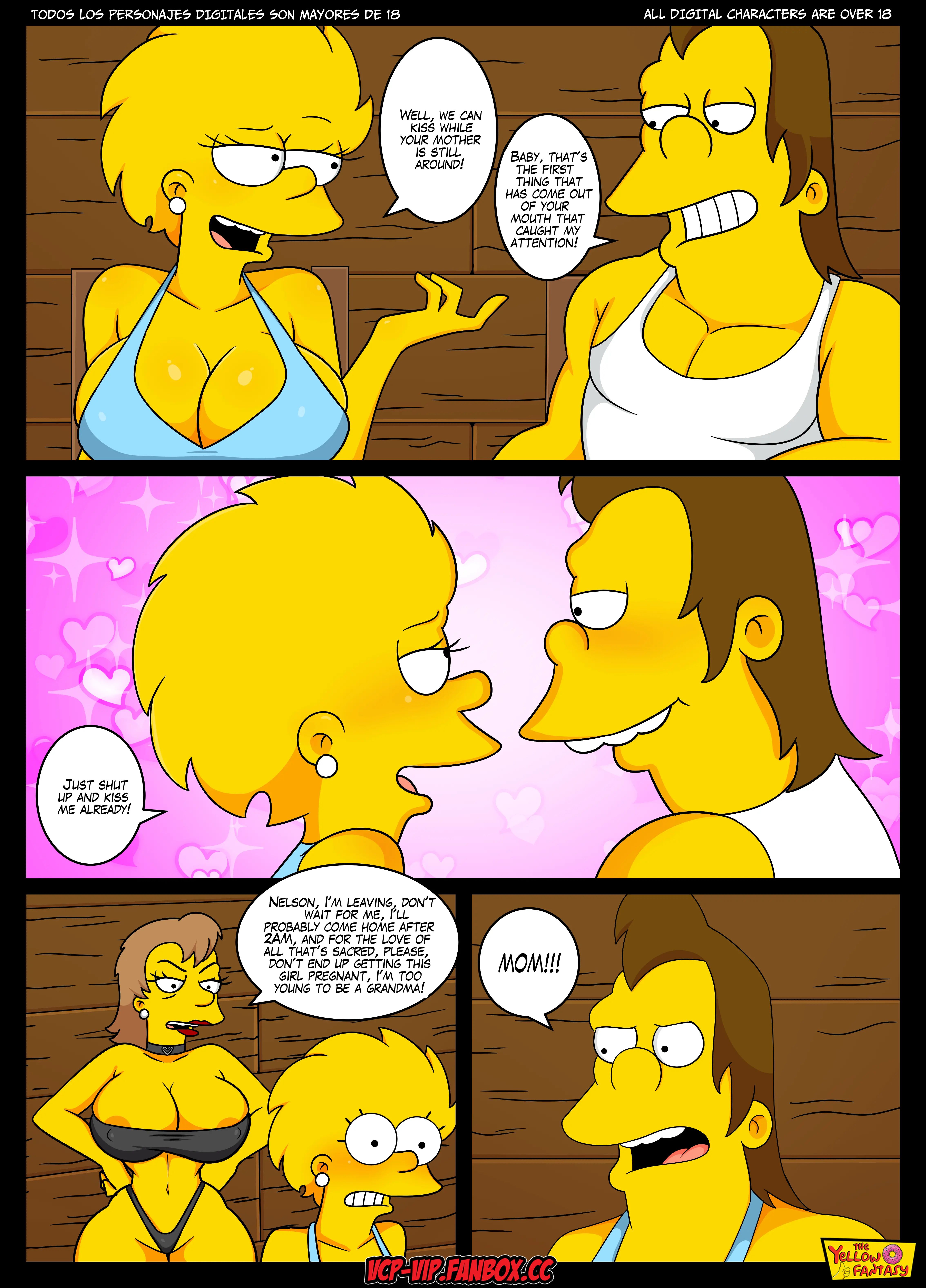 The Pastime (The Simpsons) [The Yellow Fantasy , Croc] Nelson's Tutor - Chapter 8 - Page 6