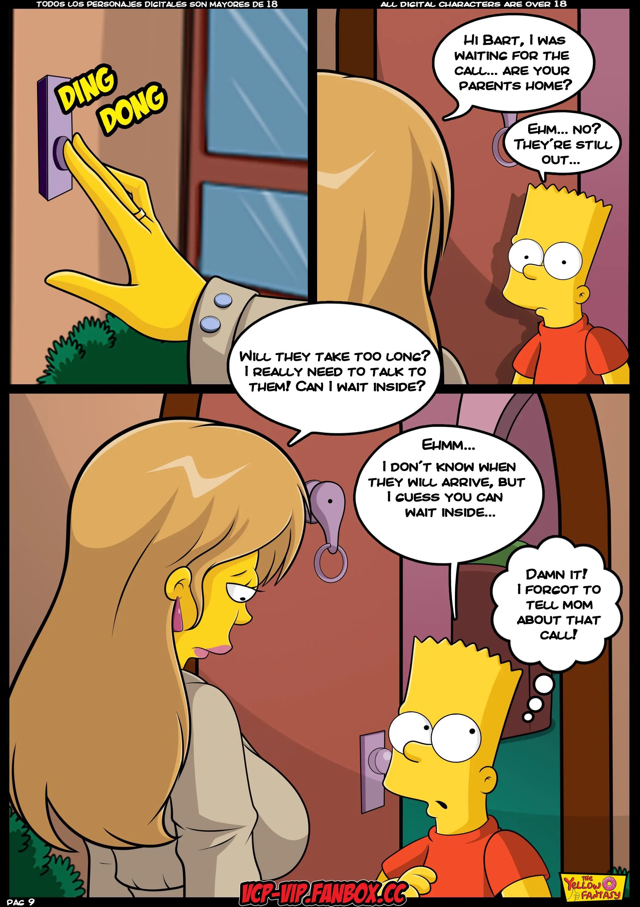The Pastime (The Simpsons) [The Yellow Fantasy , Croc] Babysitting Without Babysitting - Chapter 9 - Page 10