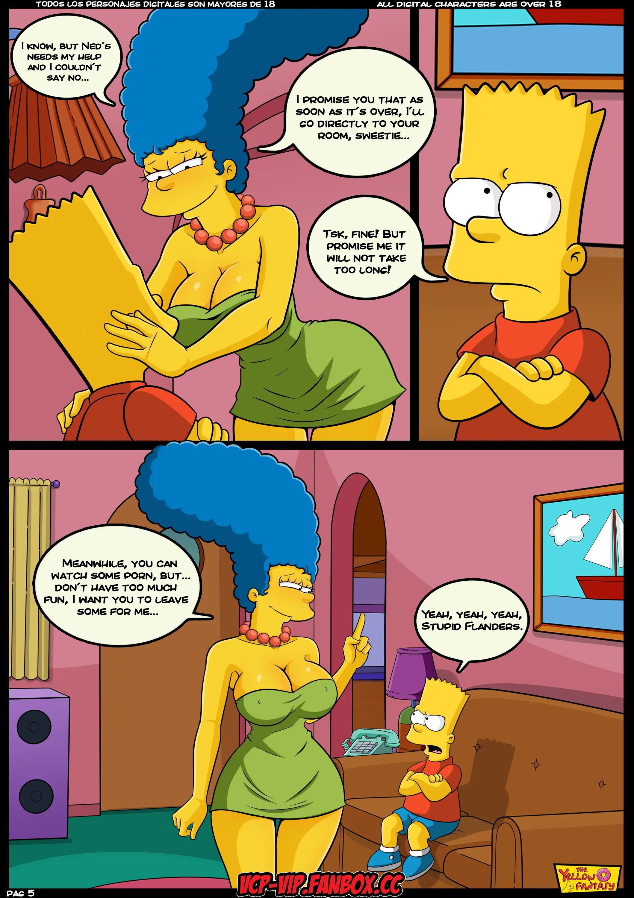 The Pastime (The Simpsons) [The Yellow Fantasy , Croc] Babysitting Without Babysitting - Chapter 9 - Page 6