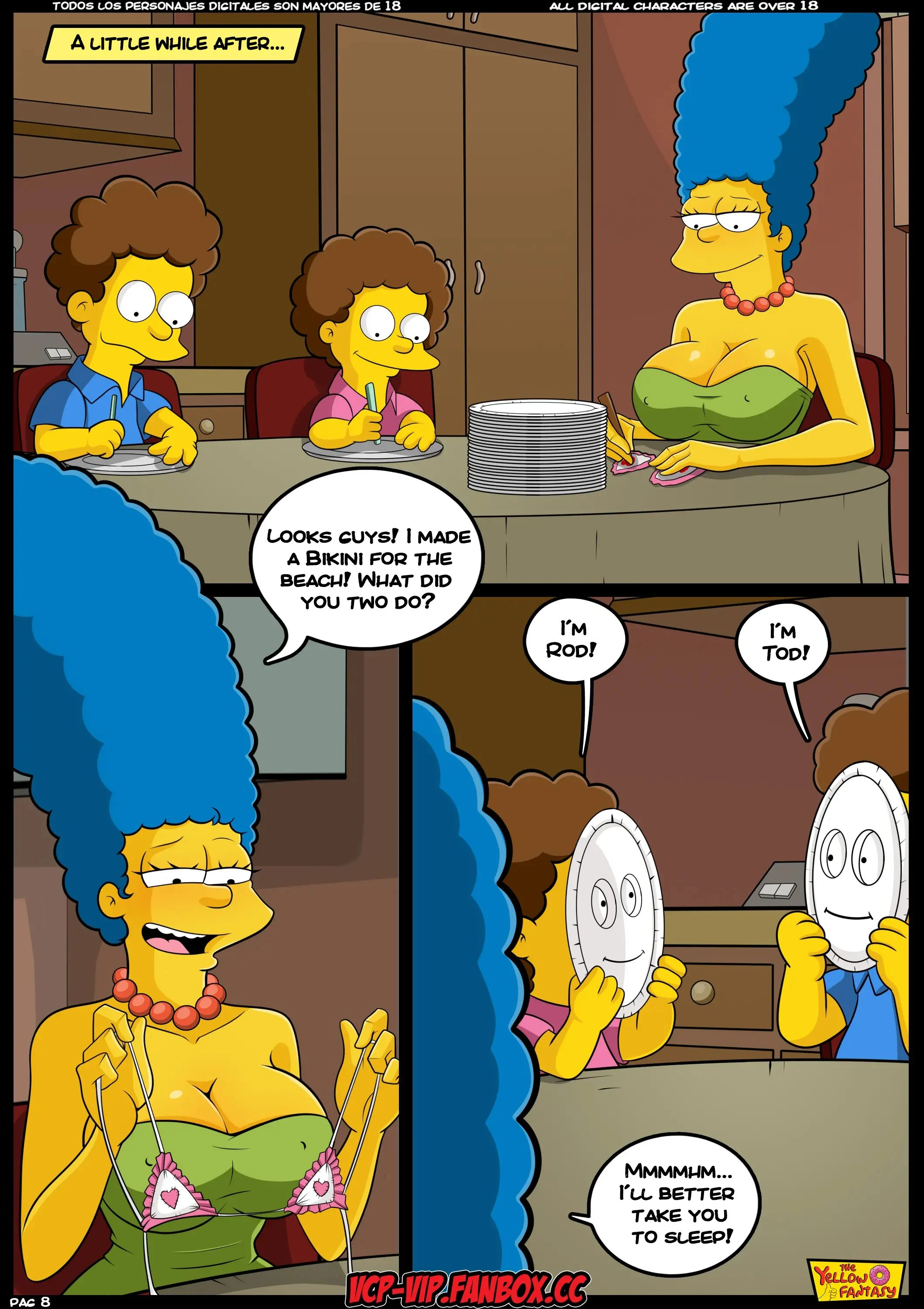The Pastime (The Simpsons) [The Yellow Fantasy , Croc] Babysitting Without Babysitting - Chapter 9 - Page 9